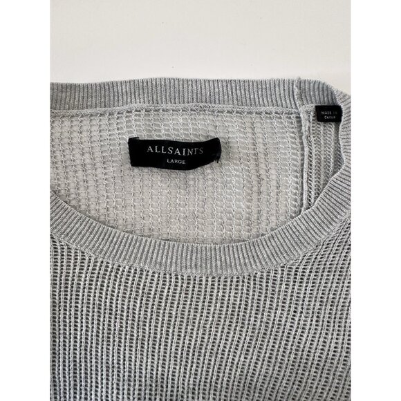 All Saints Gray Crew Neck Sweater - Picture 4 of 5